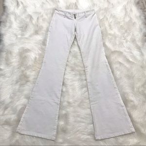 PXC Brazilian Low Rise Y2K white stretchy pants